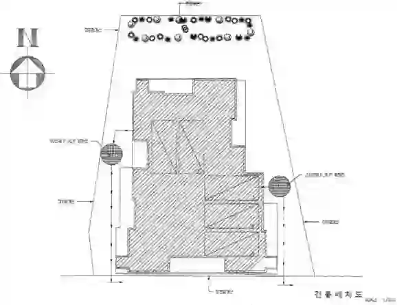 학산빌라 배치도 이미지
