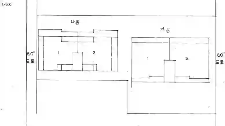 정일빌라 배치도 이미지