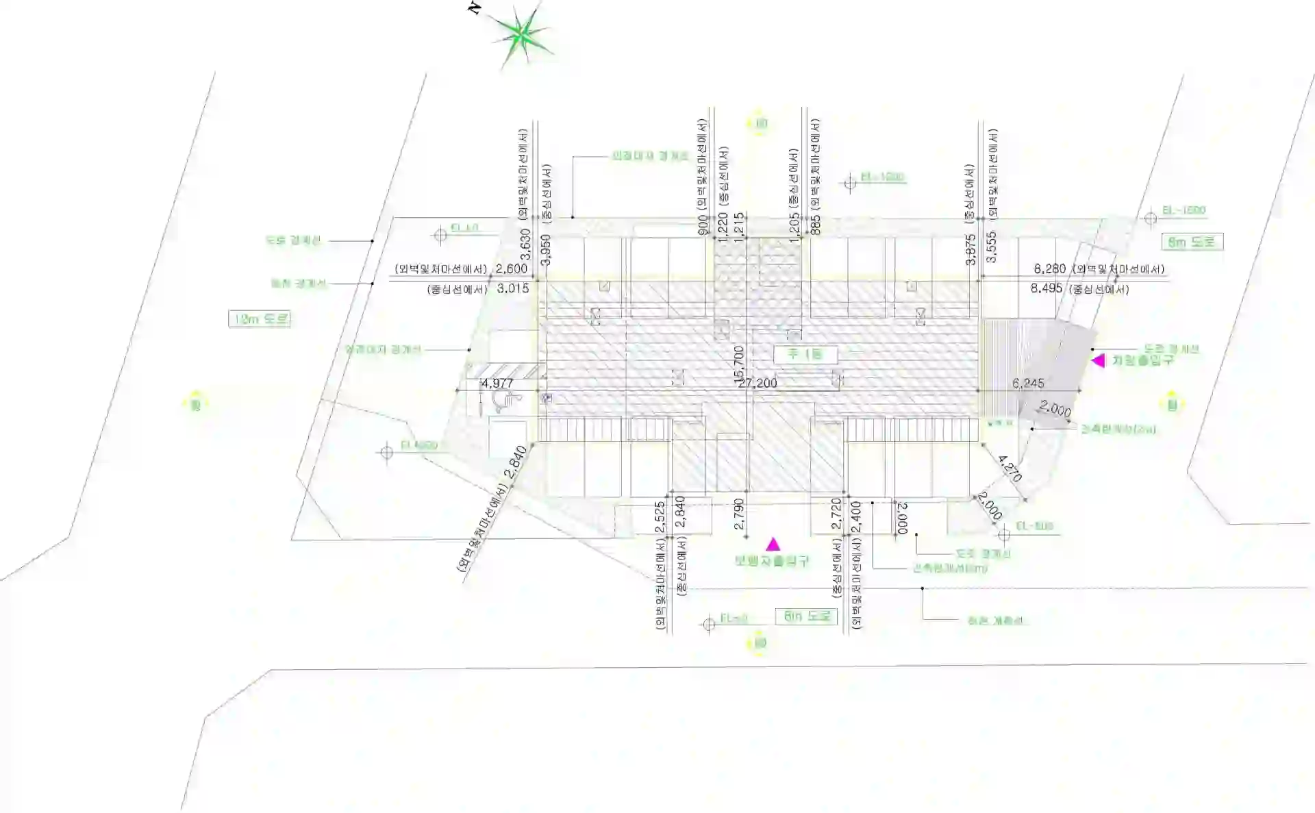 영동부자마을아파트 배치도 이미지
