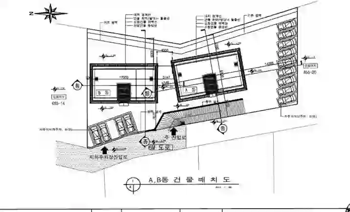 청솔빌리지 배치도 이미지