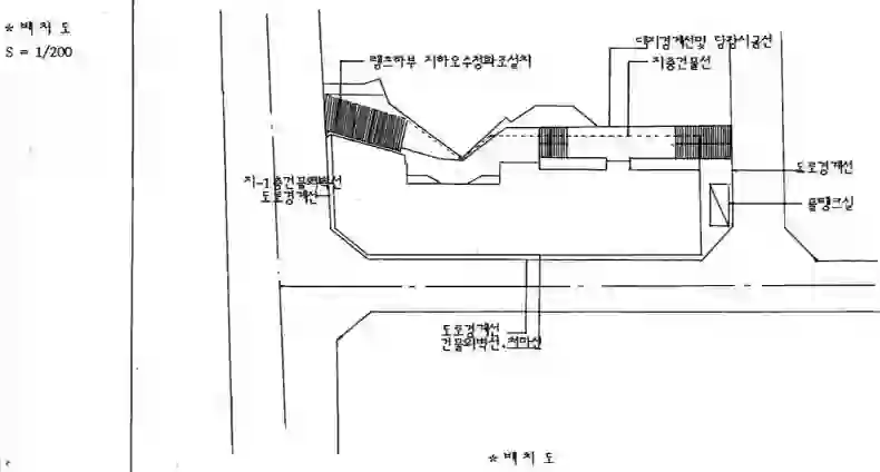 우석연립 배치도 이미지