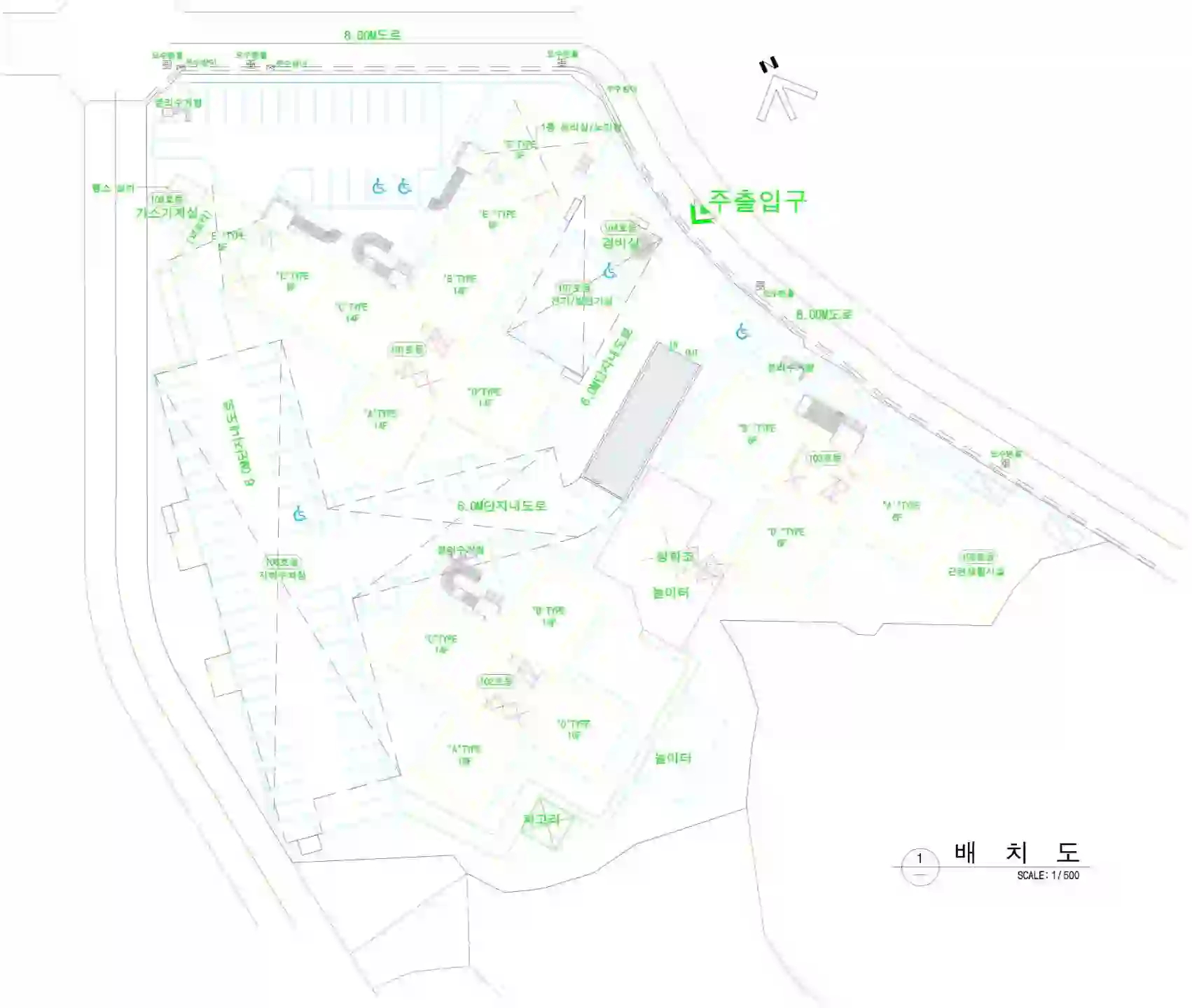 상림팰리스 배치도 이미지