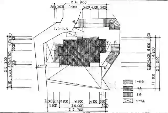 송도삼경빌리지 배치도 이미지