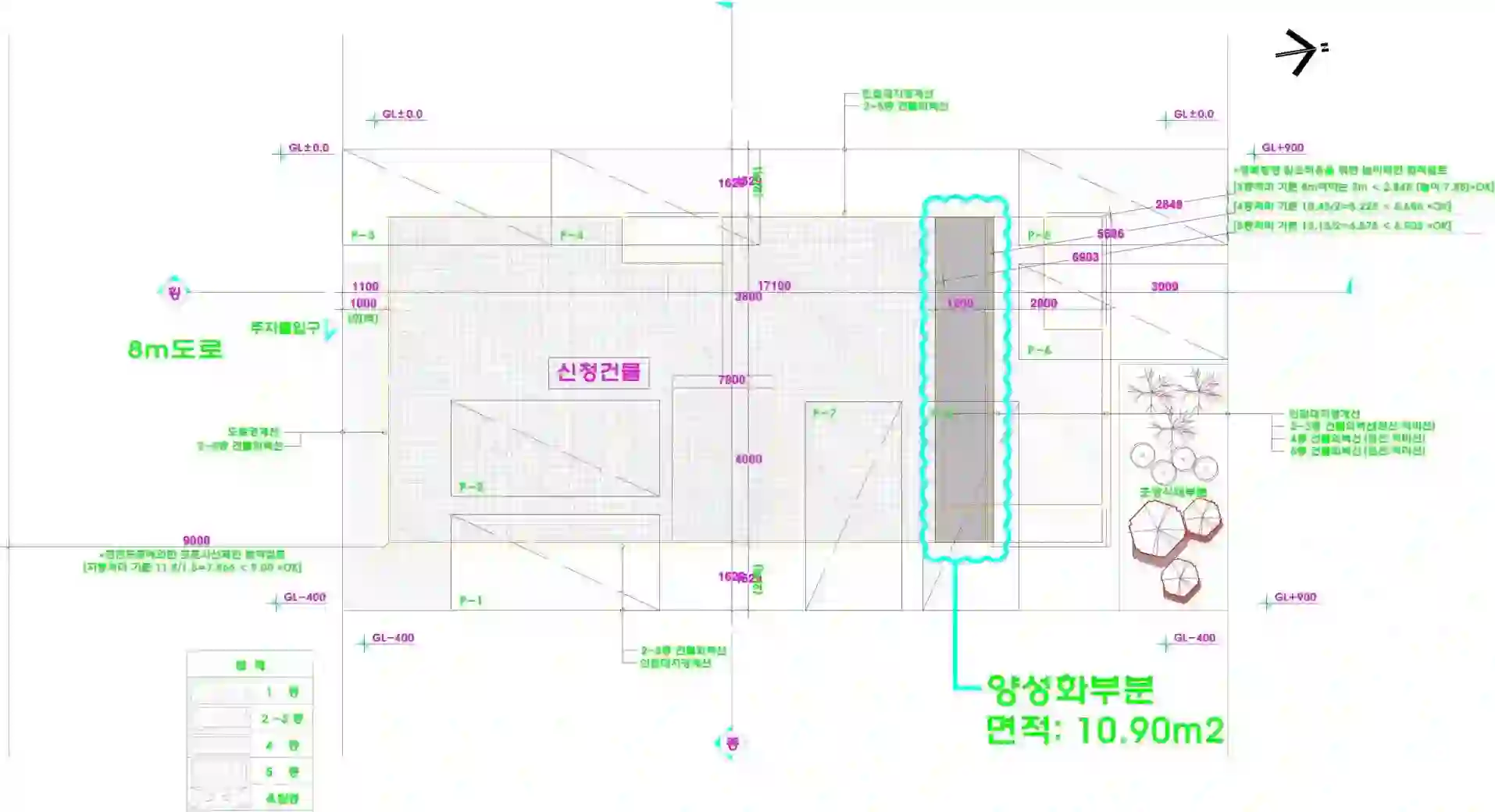 그린캐슬 배치도 이미지