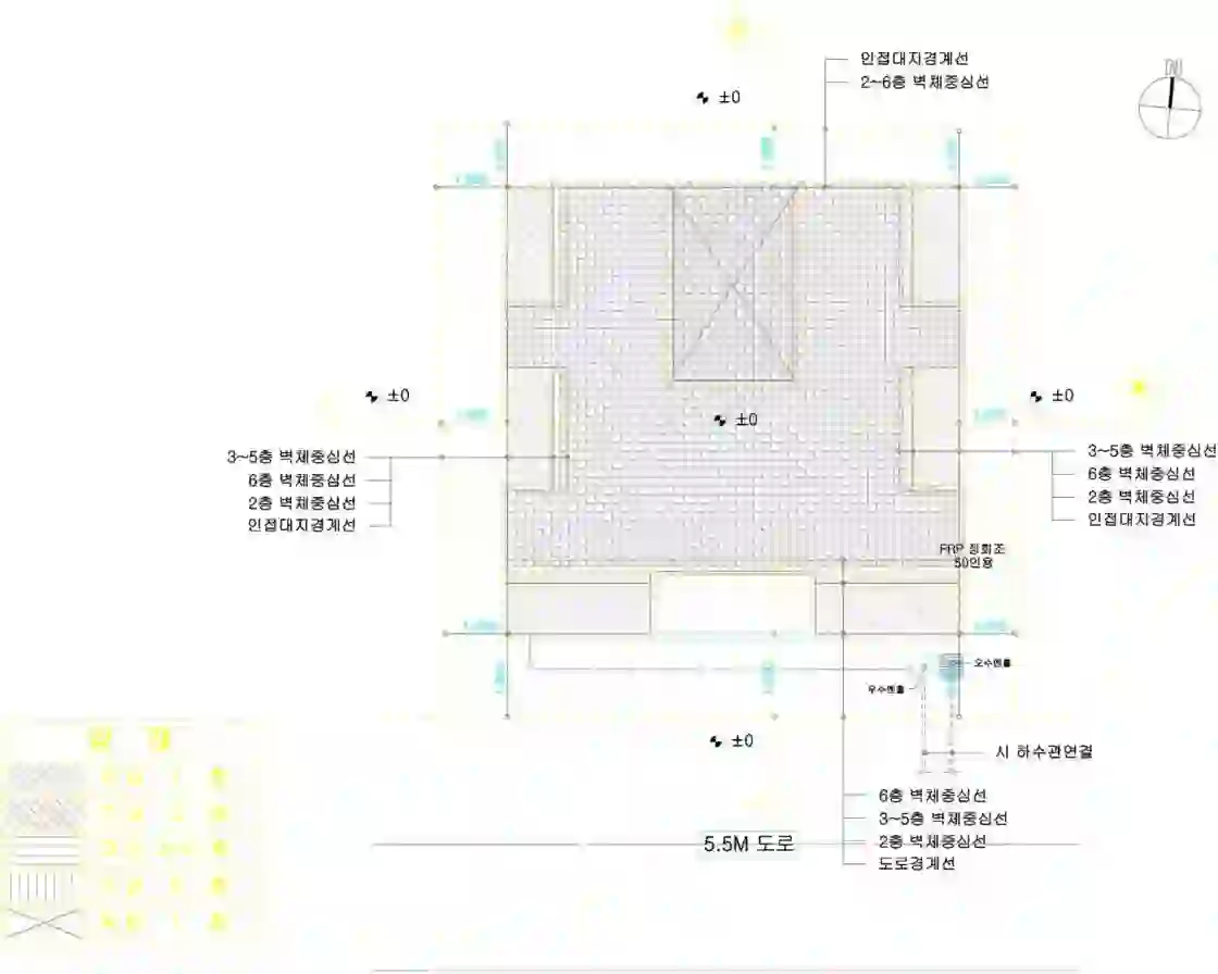 동우리체 배치도 이미지