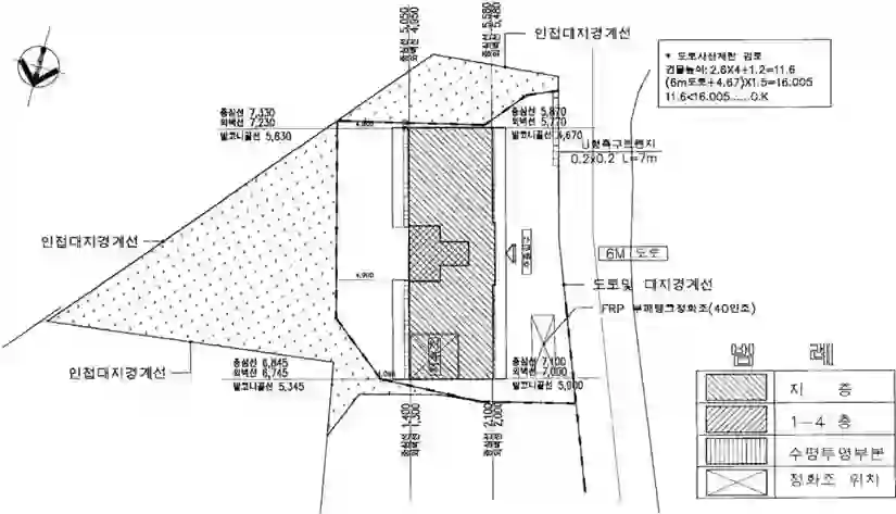 별장맨션 배치도 이미지