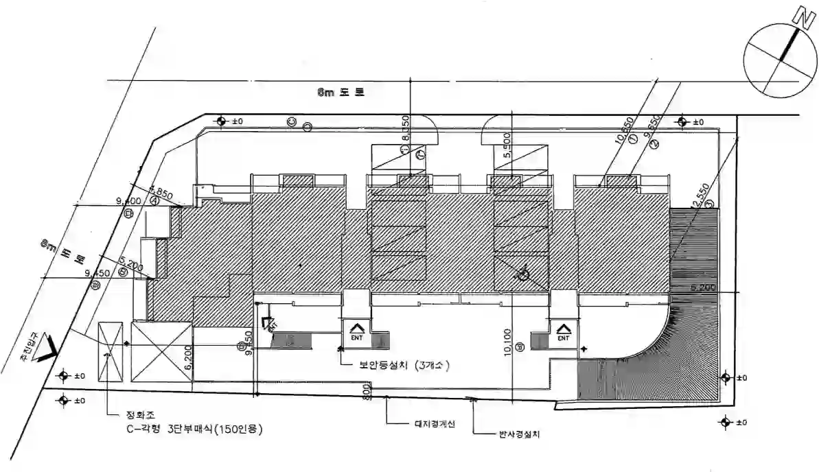 그린아파트 배치도 이미지