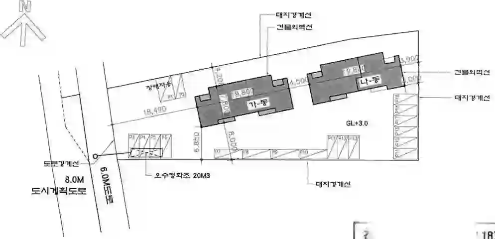 하늘빌리지 배치도 이미지