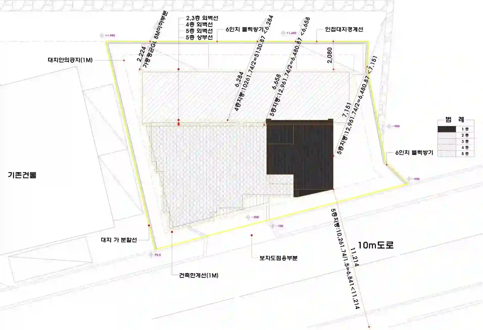 율촌 배치도 이미지