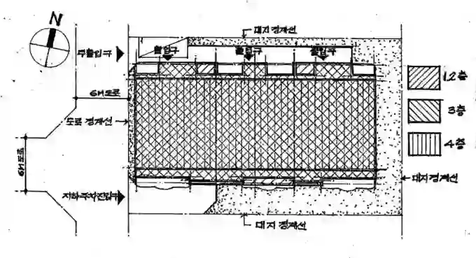 우주빌라 배치도 이미지