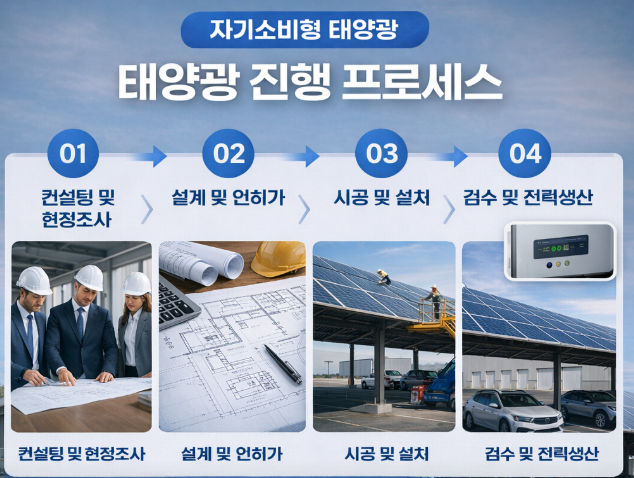 26년 기업 태양광 보조금 사업(건물지원사업) 진행 프로세스